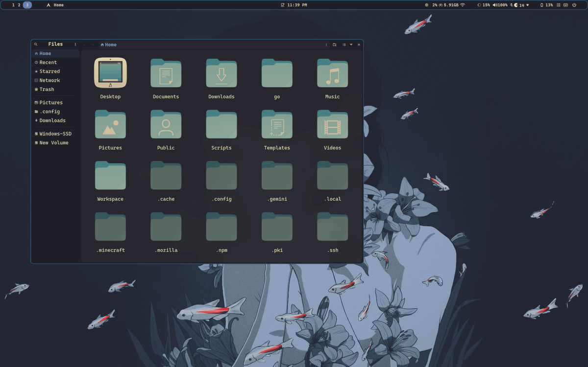 bot_unixporn's tweet image. [Hyprland] Kanagawa theme /cachyos
Link: redd.it/1of5yx2

#unixporn #linux #screenshot
