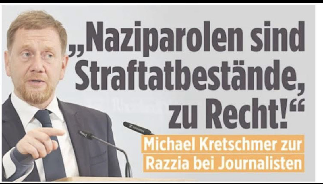 BaumannProf's tweet image. Richtig!
Aber:
Wenn Worte von NAZIS in anderem Kontext verwendet werden, sind es keine Parolen!
Und:
Im Unterschied zur #DDR schützt unser BRD-Grundgesetz die Meinungsfreiheit- und Pressefreiheit.

Folgen Sie @_FriedrichMerz statt linke Antifa-Parolen zu verbreiten.

@cdusachsen