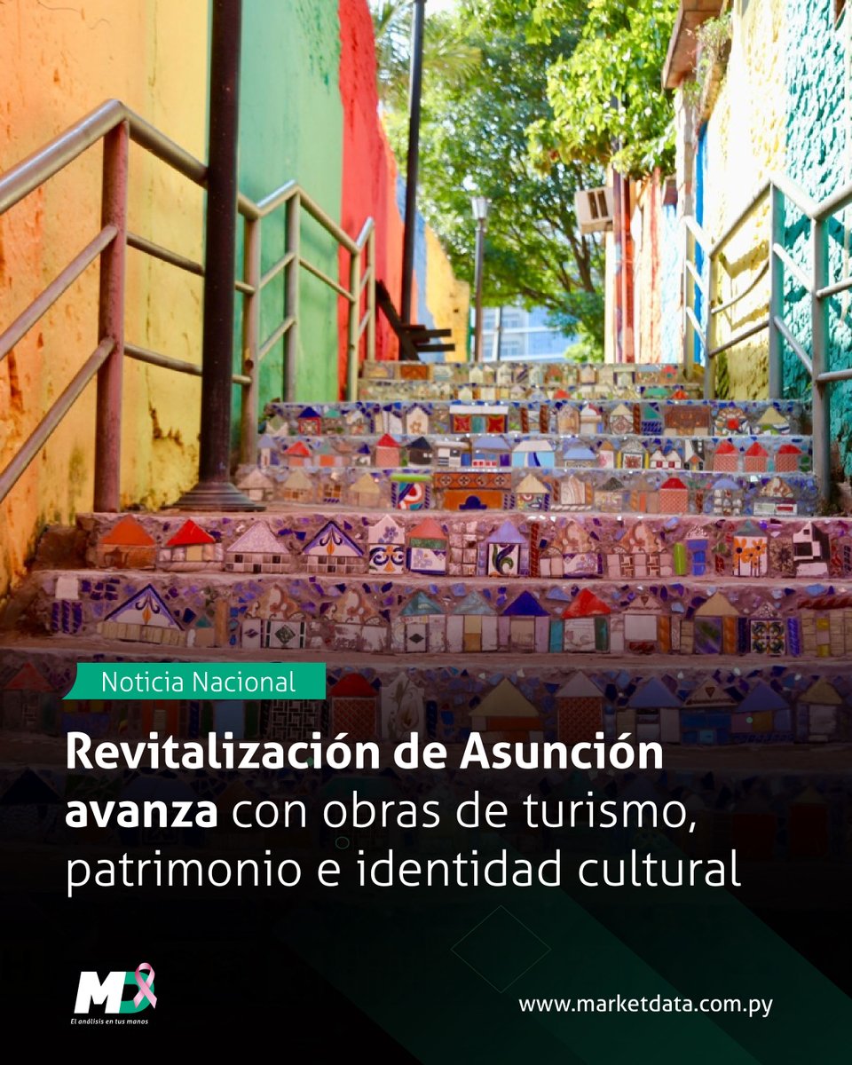 marketdata_py's tweet image. 🇵🇾 Asunción avanza en proyectos de revitalización urbana
A través de proyectos que combinan la recuperación de espacios históricos, la mejora de áreas peatonales y la promoción de la identidad cultural.
📍 Más detalles en n9.cl/p7jxs