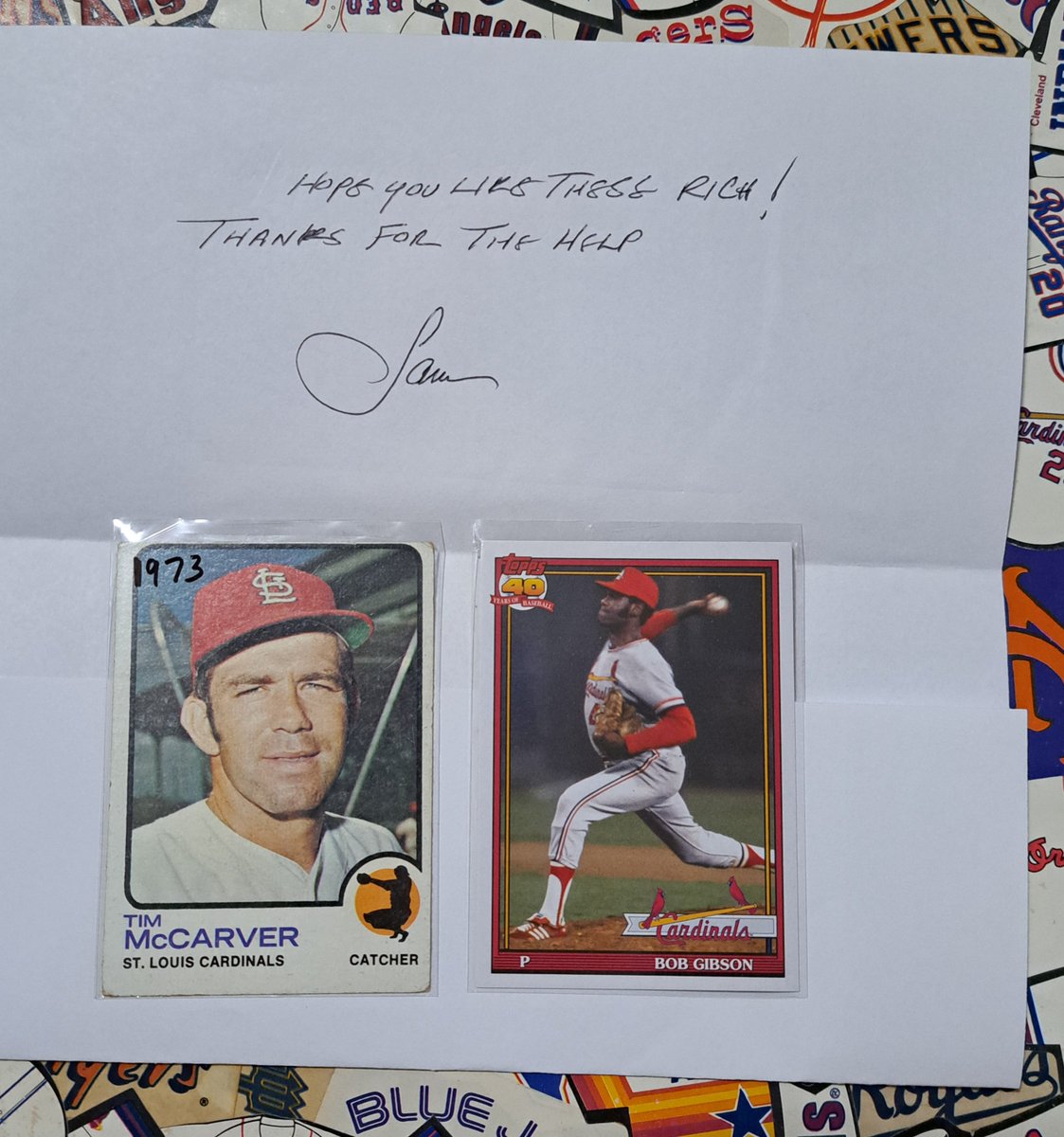 Mailday shout to <a href="/sam_bishop57/">Sam Bishop</a> for the Cardinal battery mates. Much appreciated!