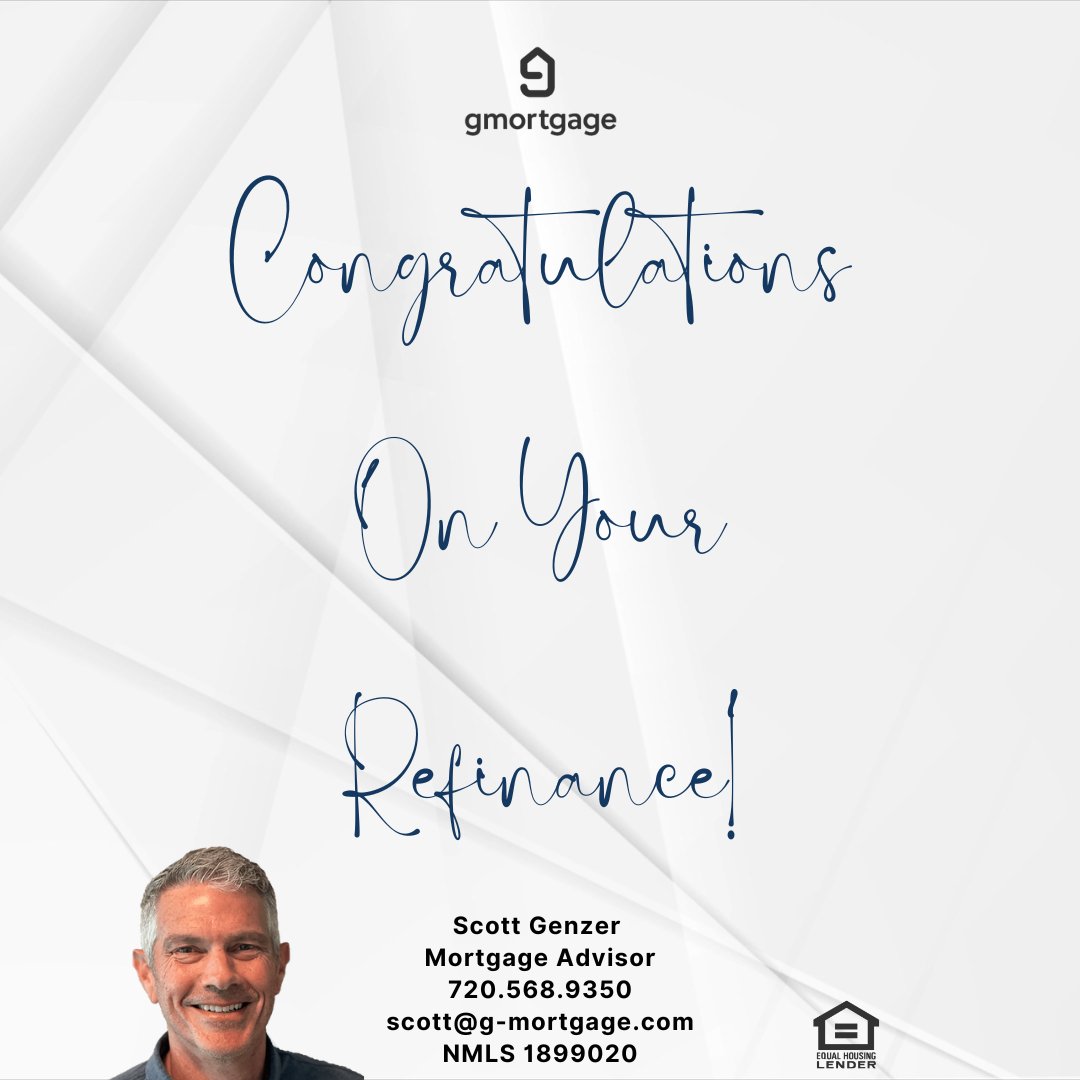 G_Mortgage_LLC's tweet image. Congrats to our clients on their refinance! Thank you for trusting us with your home purchase and now your refinance. We love saving our clients money! 

#refinance #repeatclient #congrats #homeowners