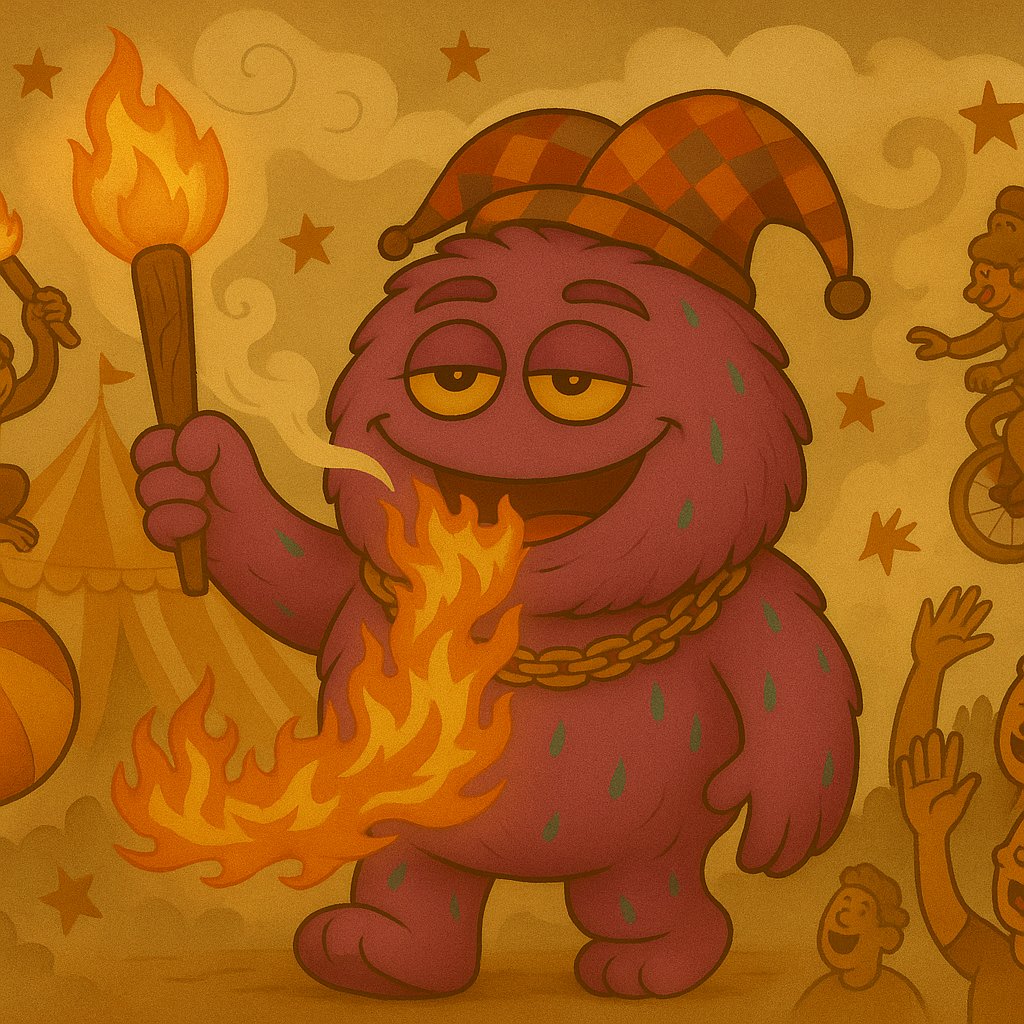 PurpleHazPluffy's tweet image. $pluffy's our cosmic giggle in the crypto circus. don't just hold, ignite it, pass it on and watch 'em catch our blaze 🌬️🚀 #PluffySolana #cryptoblaze #memecoin