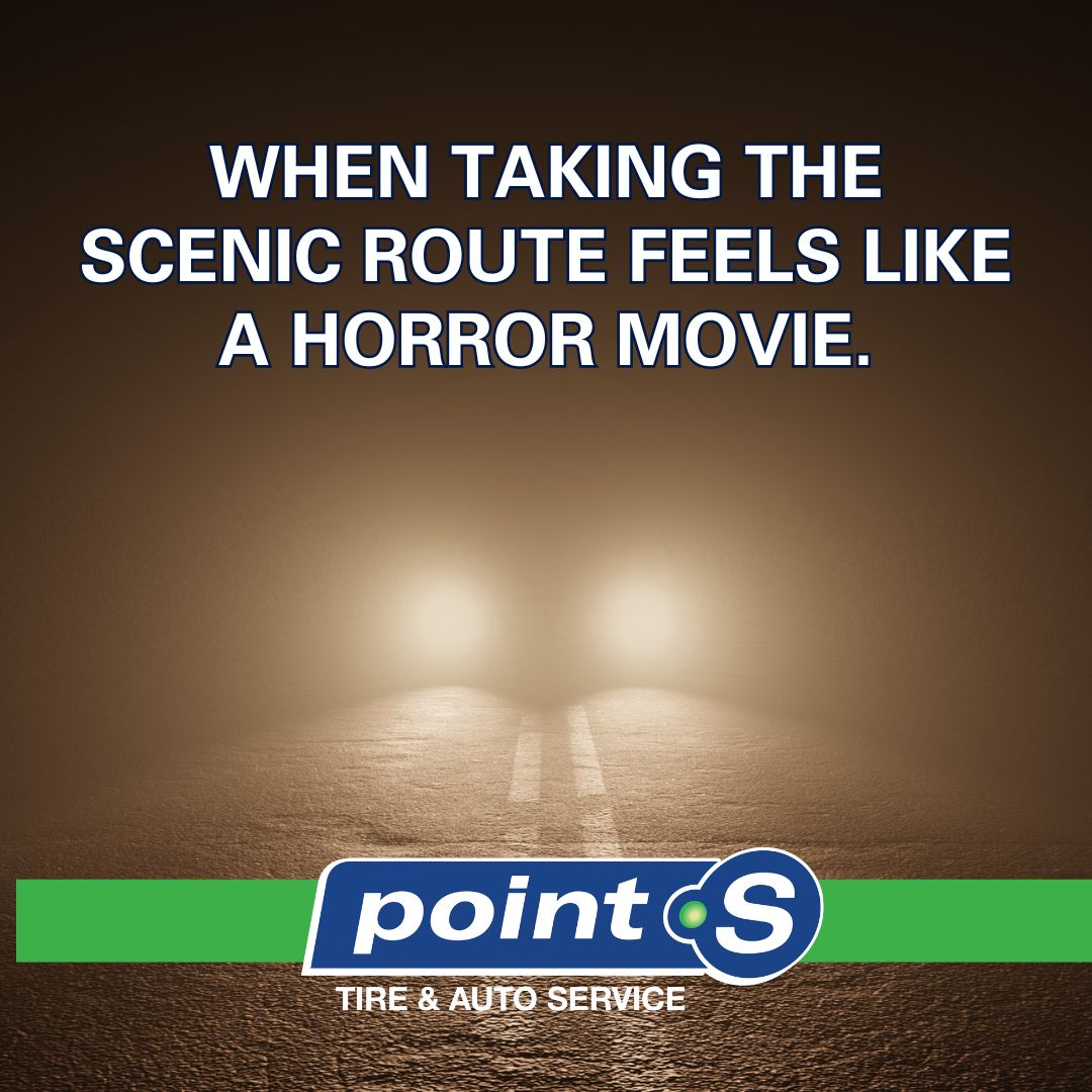 Foggy fall drives can be spooky. Don't forget those fog lights! 🌫️💡

#NoStressWithPointS #PointSTires #DrivingConditions