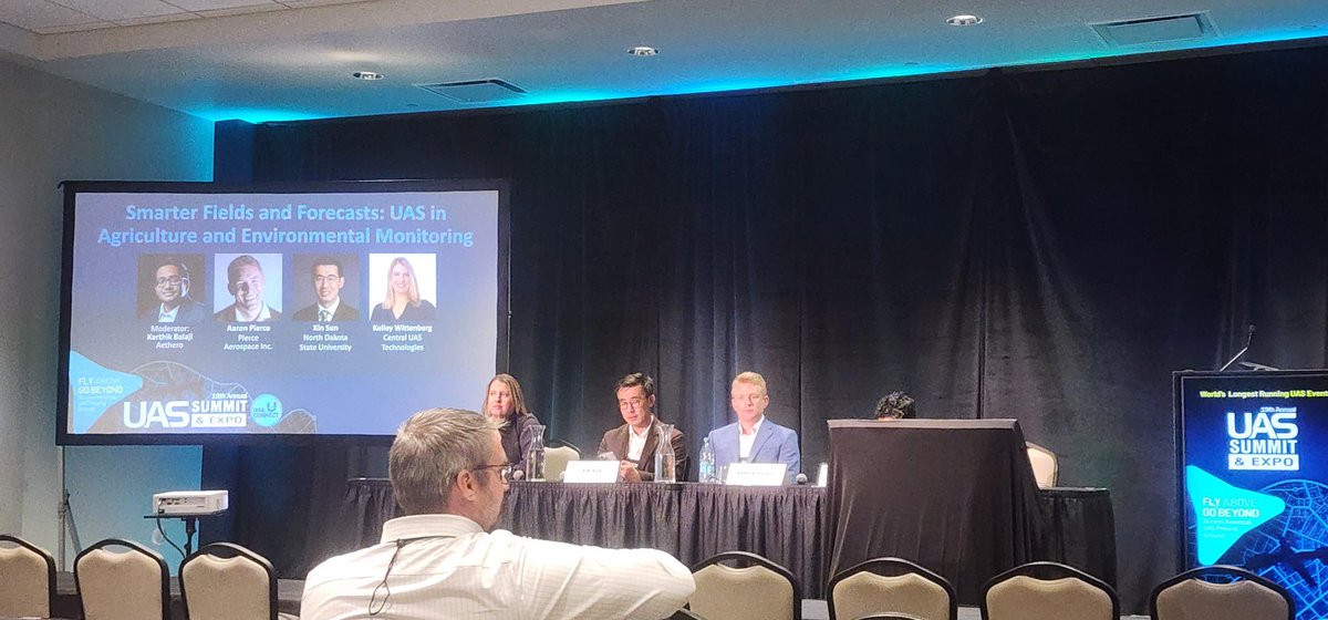 NDAgTechEngine's tweet image. Dr. Xin (Rex) Sun, in partnership with the NSF AgTech Engine, presented his innovative research on using drones and AI for invasive weed detection at #UASS25 Summit last week. A major leap forward in smart agriculture and sustainable land management.