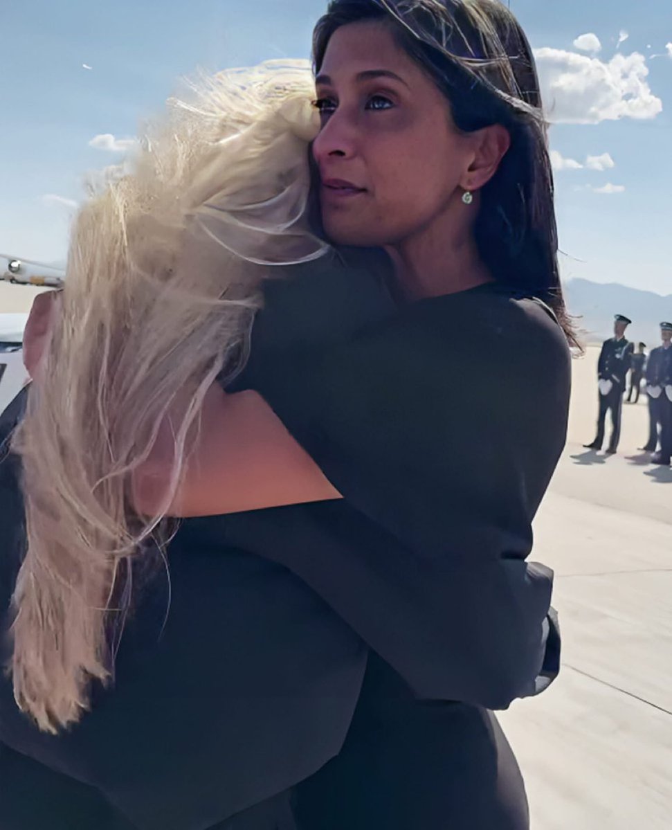 Before the election, we didn't really get a chance to know Usha Vance beyond what we saw in the news and those quick campaign appearances. But then we came across that one raw, heartbreaking photo of her pulling Erika Kirk into a tight hug on the tarmac, right after the
