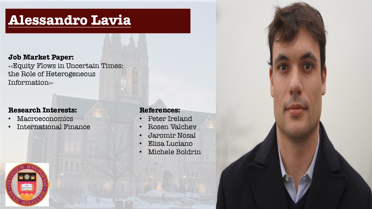 Alessandro Lavia (@AlessandroLavia)
“Equity Flows in Uncertain Times: the Role of Heterogeneous Information”
 
Website: alessandrolavia.com