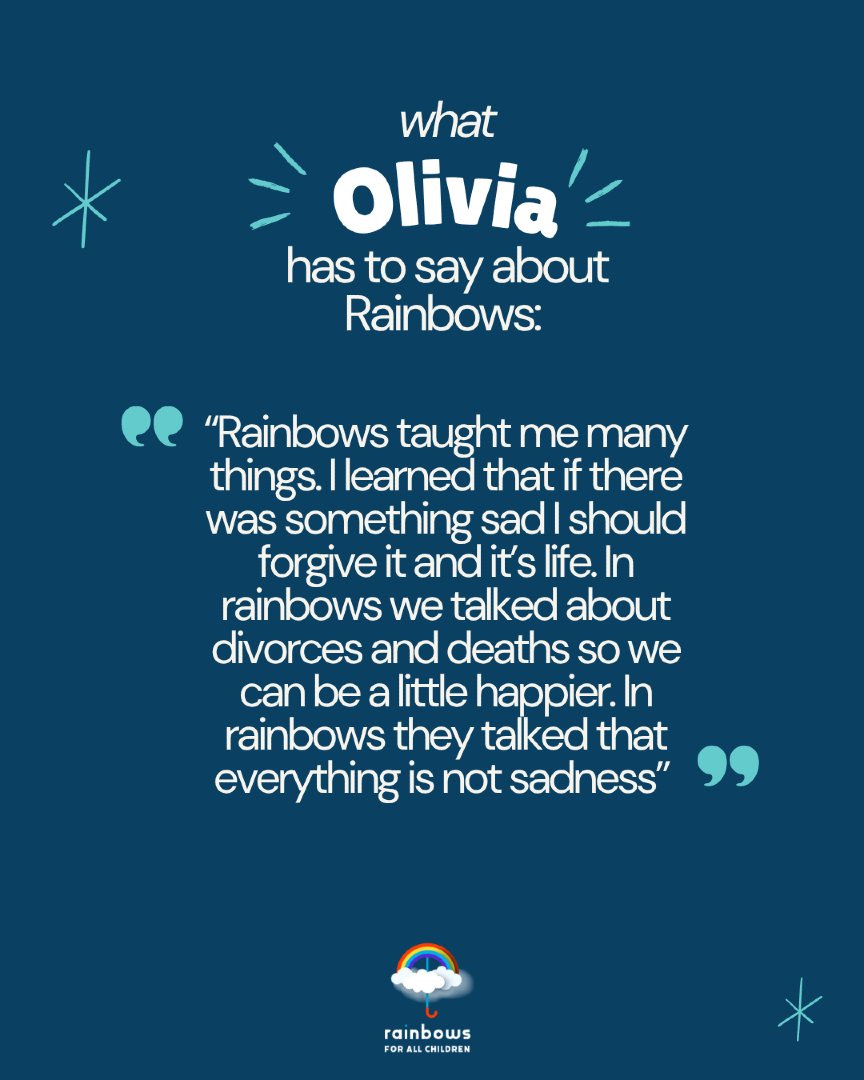 In 2024, at our first Flavors of Hope event, we had the honor of little Olivia speaking all about her experience being in a Rainbows group. Check out what she had to say of her time participating in Rainbows' curriculum. #testimonials