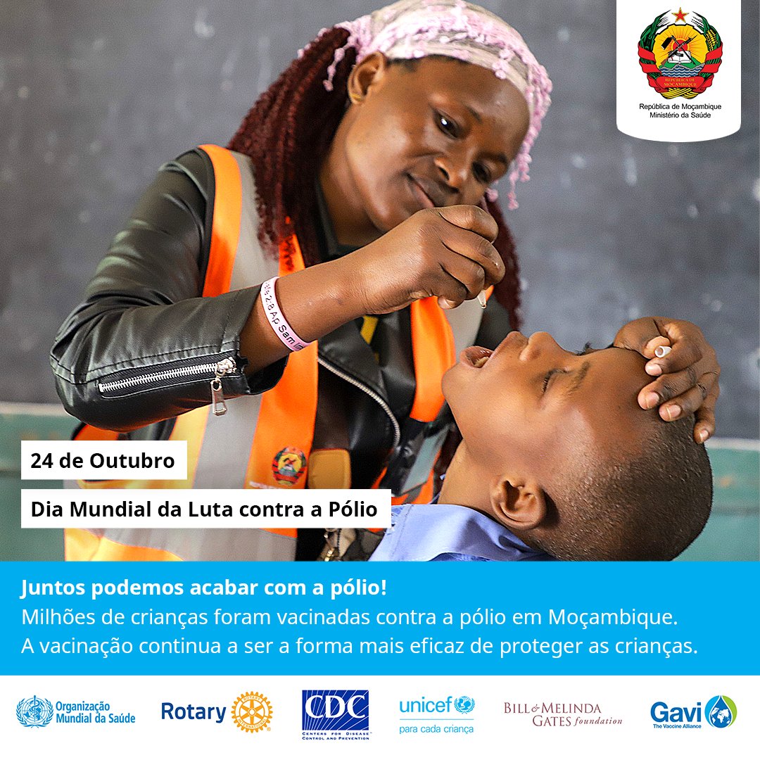 UNICEF_Moz's tweet photo. Juntos podemos acabar com a pólio.
Milhões de crianças foram vacinadas contra a pólio em Moçambique. A vacinação continua a ser a forma mais eficaz de proteger as crianças.
#EndPolio https://t.co/Fnh7Wr7G5T