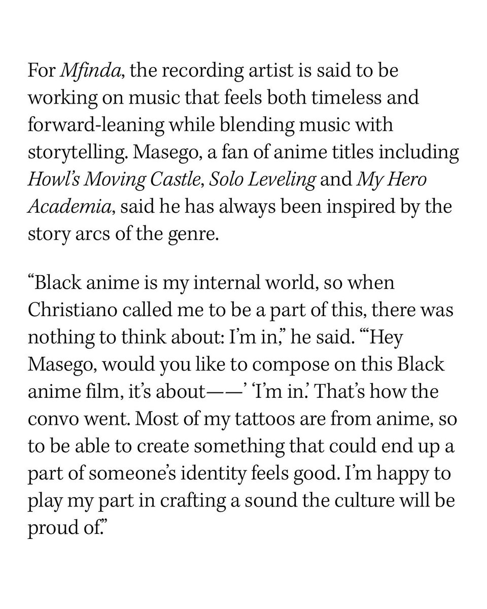 nlite_us's tweet image. We’re thrilled to welcome @UncleSego to the N LITE family and can’t wait to share the music of MFINDA to the world!! 🙌🏾🎷

#NLITE #MFINDA #Masego #anime #dreams #afroanime #composer #BlackAnime