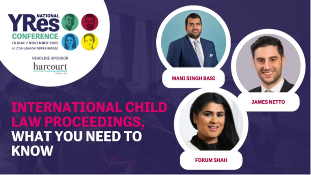 The <a href="/ResFamilyLaw/">Resolution</a> National YRes Conference will take place on 7 November, and we’re delighted that Bibi Badejo and <a href="/mani_basi/">Mani Singh Basi</a> have been invited to deliver workshops at this year’s event.

Bibi will present “Your Voice, Your Brand: Advocacy Skills", an interactive workshop