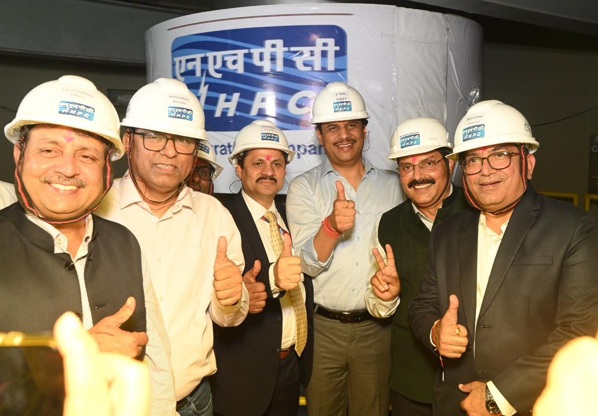 nhpcltd's tweet image. In a landmark moment for India’s Hydropower landscape, Wet Commissioning of Unit–I (250 MW) of #NHPC’s 2000 MW Subansiri Lower Hydroelectric Project (HEP) commenced on 24.10.2025 with successful Mechanical run of machine , marking the beginning of commissioning of the first unit…