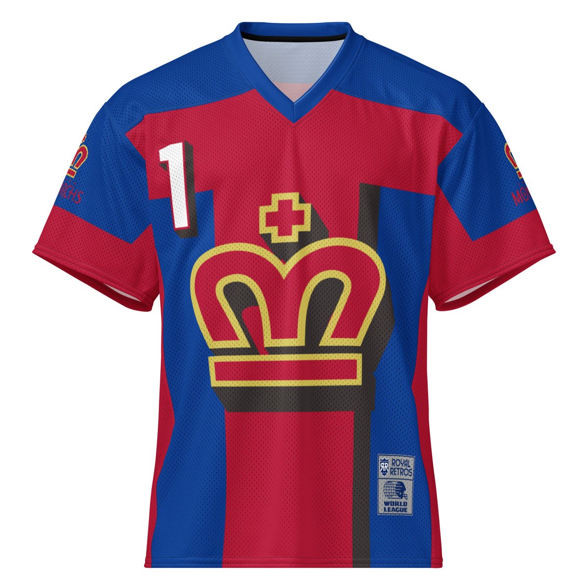 RoyalRetros's tweet image. New World League replica jerseys just dropped! Ships within 5-7 days so you can get yours fast! We will be releasing more teams and leagues as the holidays approach.

royalretros.com/collections/re…