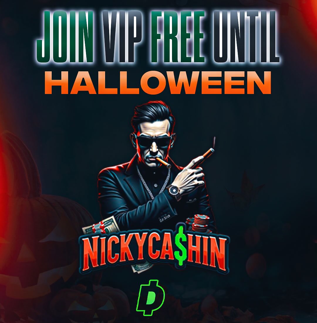 🎃 FREE VIP PLAYS UNTIL HALLOWEEN 🎃 

Valid for 1000 people that use the LINK!

Includes every sport, every play, every MAX.

Become a client for FREE today ⤵️

🔗: dubclub.win/r/p/pri-b4dhu/…