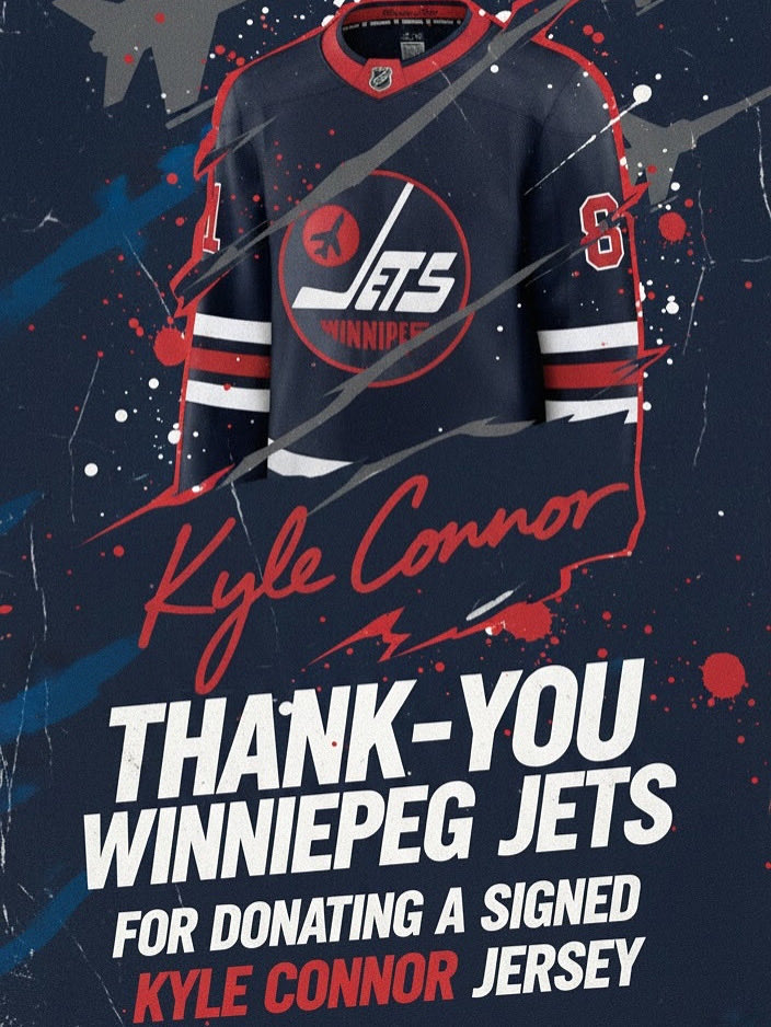 MacklinMohawks1's tweet photo. Thank You Winnipeg Jets! https://t.co/QYIeQ2zdlo