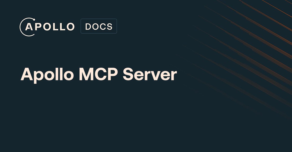 apollographql's tweet image. Apollo MCP Server is generally available with production-grade features:
✅ OAuth 2.1 authorization following the MCP spec
✅ OpenTelemetry integration for monitoring agent behavior and request flows
✅ Semantic search that returns only relevant schema parts instead of processing…