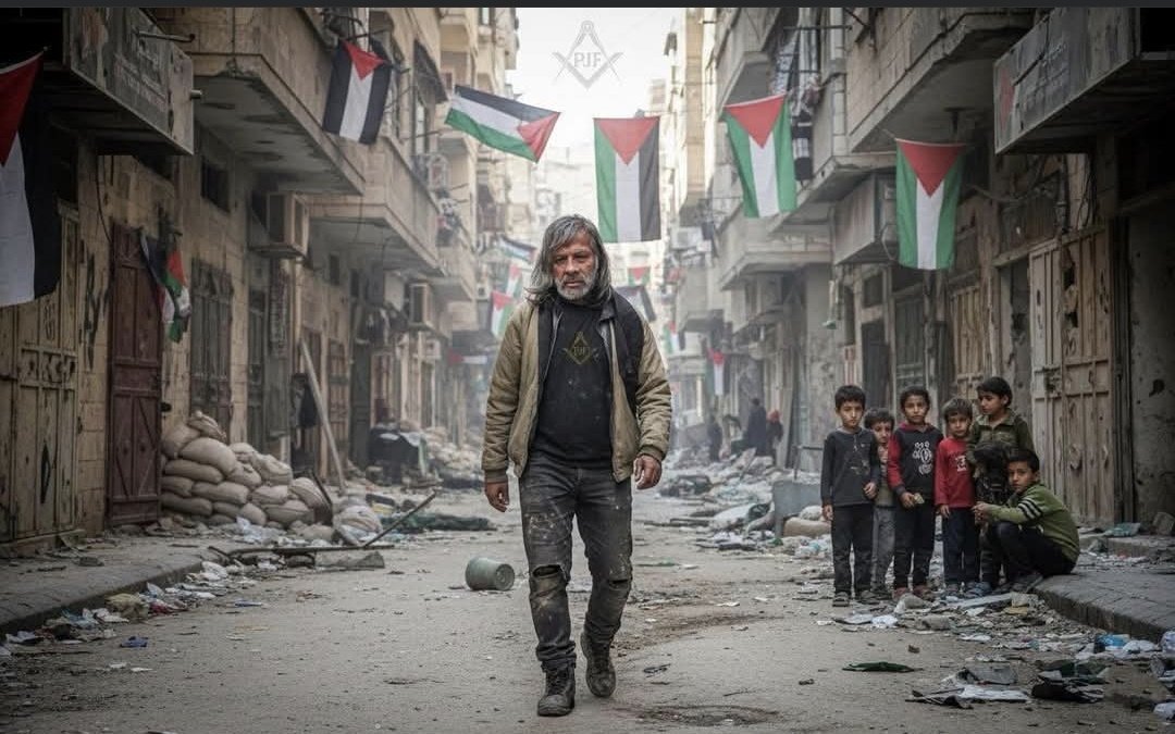 Se filtran las primeras imágenes de Noroña en Palestina