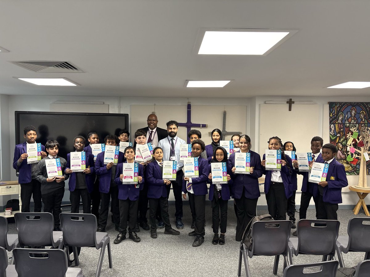 What a fantastic way to end the term with our celebration assemblies. Our students have been nominated for rewards in our Star values of Service, Teamwork, Ambition &amp; Respect. Across Year 11-7 our stars shine &amp; we celebrate! Well done team! Your King Solomon family are proud.