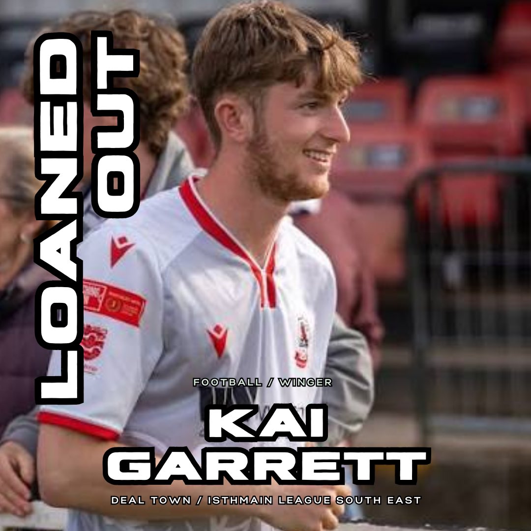 Kai Garrett has been loaned out to South East Isthmian Division side Deal Town 

Good luck Kai 🤝