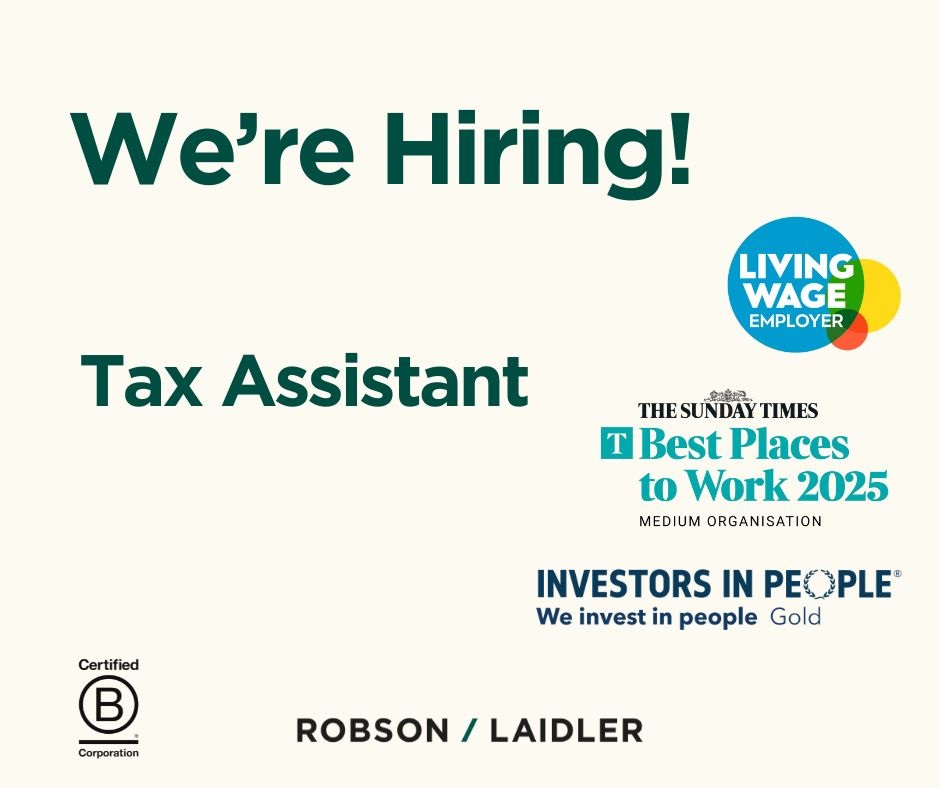 We're looking for a new corporation tax assistant! 
Trainees welcome! Find out more below:
robson-laidler.co.uk/careers/#Jobs 
#jobsnortheast #NEJobs #taxjobs