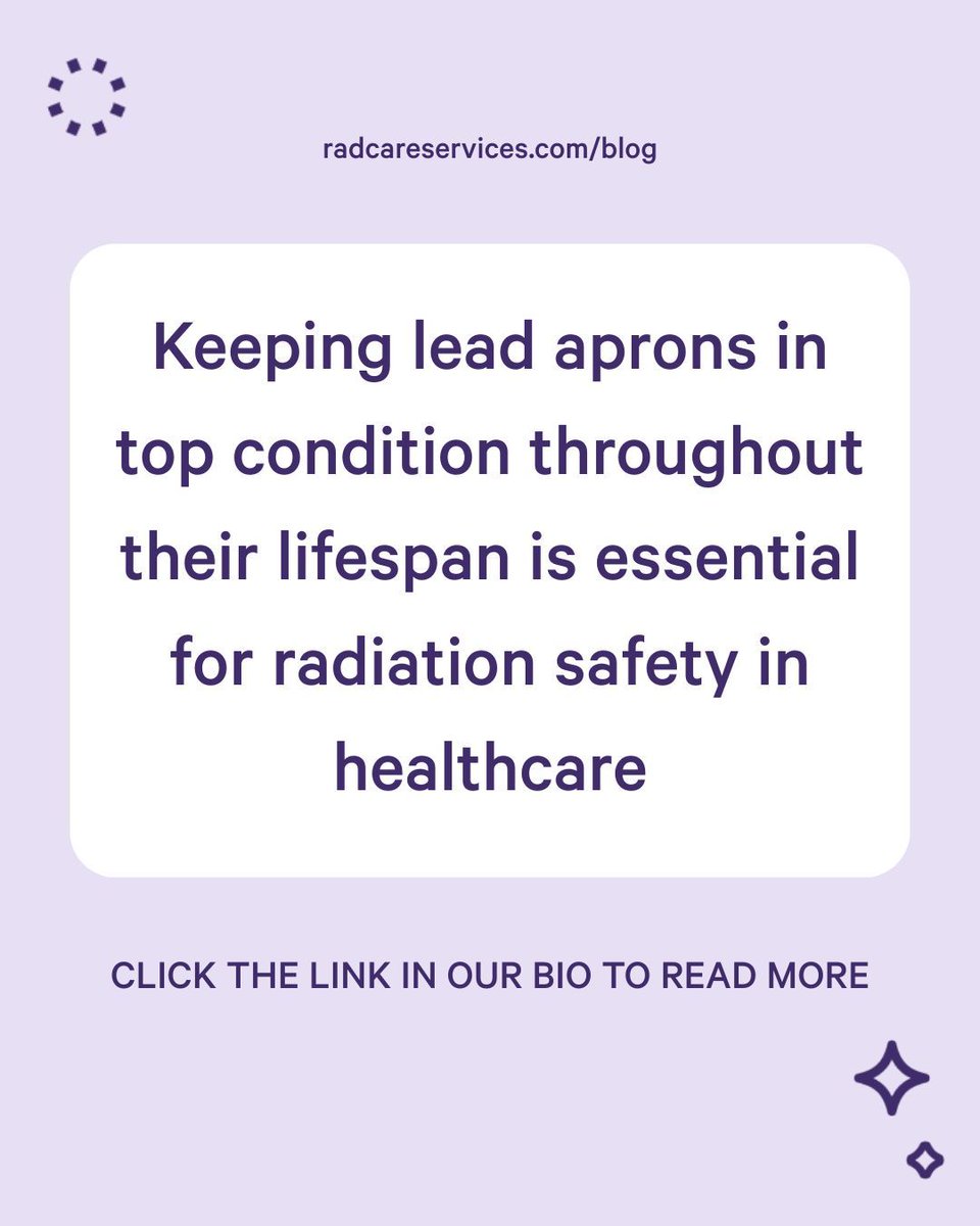 When it comes to radiation safety, protecting clinicians and patients begins with the condition of your PPE.

Our latest blog explains the right way to inspect lead aprons and why routine checks are critical for compliance and long-term safety.