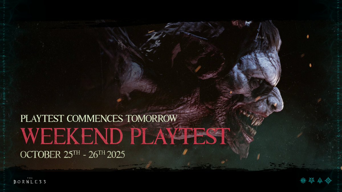 The ritual begins tomorrow.  

🕐 1PM UTC, Saturday 25th October 
🕘Servers close 9PM UTC, Sunday 26th October  

Two days to hunt, survive, and extract on Farmouth Island.  

Don’t arrive uninvited, you’ll need a key to enter the ritual.