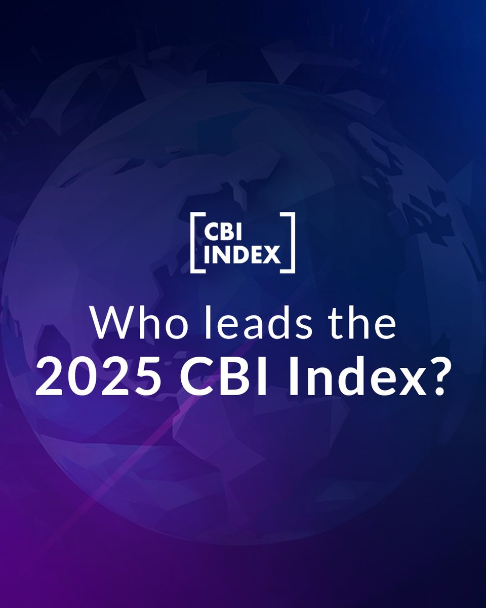CBIIndex's tweet image. Spotlight on excellence: our top-ranked CBI programmes stand out for transparency, efficiency, and global mobility.  

Dive into the full rankings in the 2025 Report now. 
Visit our website: cbiindex.com/2025-report/?u…
 
#CBIIndex #TopPerformers #CBI