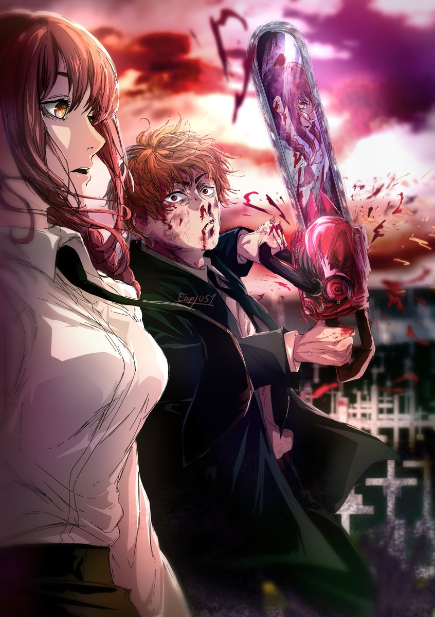 Well It’s been a month since my last post — time to get back! 👏
With the CSM Reze Arc movie on theaters, here’s a coloring I never posted 😅
Can’t wait to see this moment animated! maybe in season 2 or another movie? 

#chainsawman #makima #mangacoloring