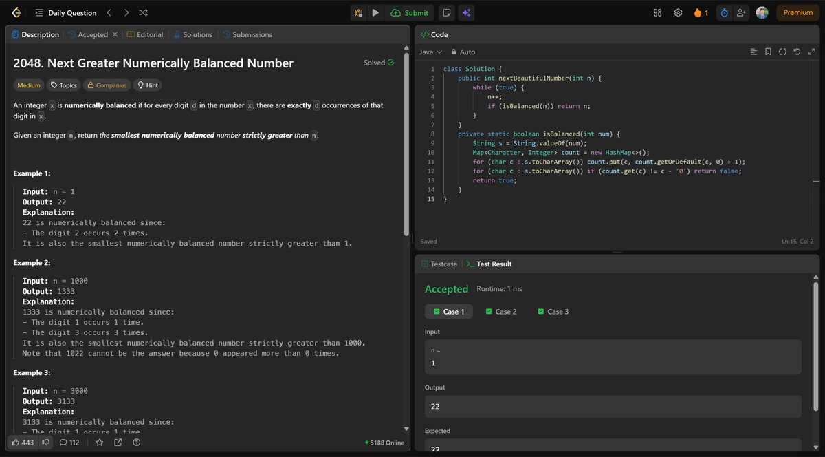 madhavtiwari24's tweet image. Day 177 of #365DaysOfLeetCode ✅Just solved LeetCode problem No.  532! Let’s keep pushing!📷#LeetCode #CodingChallenge #ProblemSolving