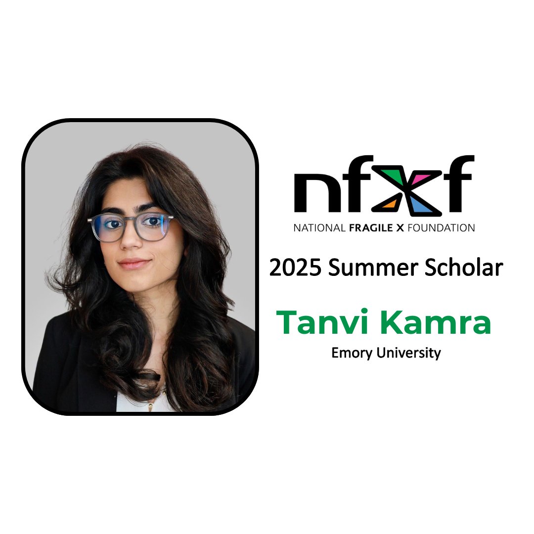 NFXFoundation's tweet image. Spotlight on 🌟 Tanvi Kamra 🌟

Meet Tanvi, one of our 2025 RJH Summer Scholars!

Her project explores postmortem brain data to better understand Fragile X-associated conditions.

🎥Watch her presentation here: hubs.ly/Q03NKVdD0

#FragileX #StudentResearch #FragileXResearch