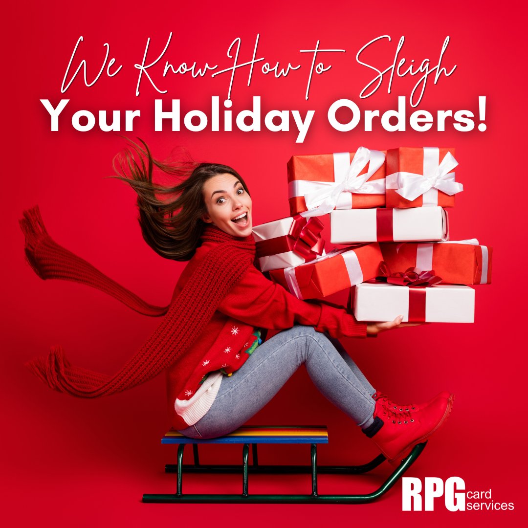 We don’t just deliver gift cards...we sleigh them. 🎅🎁

Accurate. Efficient. On time. That’s how RPG Card Services makes corporate holiday gifting effortless. Learn more here: bit.ly/3WCRKsm

#HolidayGifting #CorporateRewards #GiftCards #B2B #RPGCardServices
