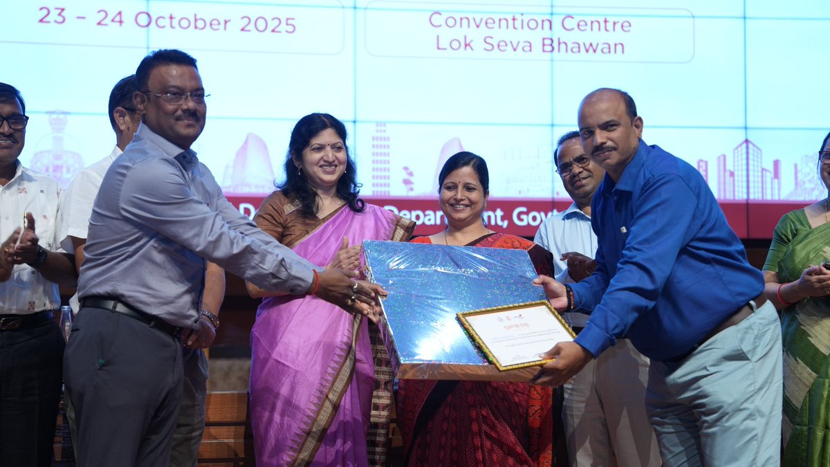 Nine Urban Local Bodies (ULBs) were recognised at the #OdishaUrbanConclave2025 for their exemplary work, considered as Best Practices under key urban initiatives amd schemes of the Housing &amp; Urban Development Department, Government of Odisha.

Balangir and Sonepur Municipalities