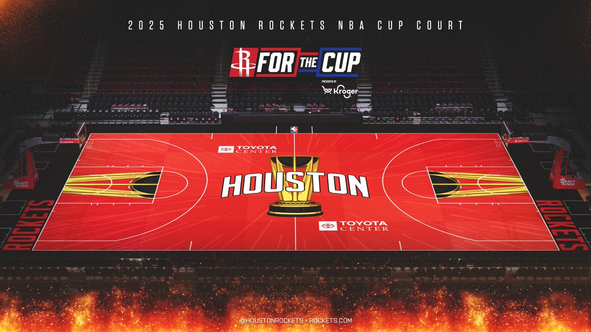 First look at our NBA Cup Court 👀

Cup action tips off in Houston on Nov. 14 vs the Blazers!