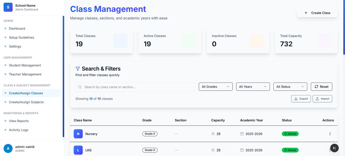 n3stxdev's tweet photo. #LUD27

Following the school-admin to-do list, school-setup, I improved class/subject management to adapt to real school environments, adding more details to the schema.

#LearningUtsav2025
#FestivalOfLearning
#microservices

@learning_utsav https://t.co/99paXvfgyL