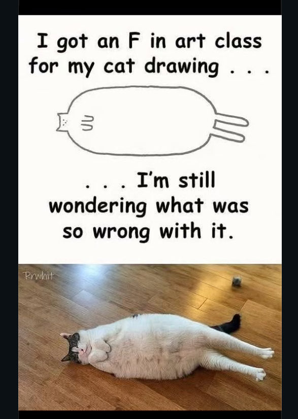 I see no problem with this work of art!!