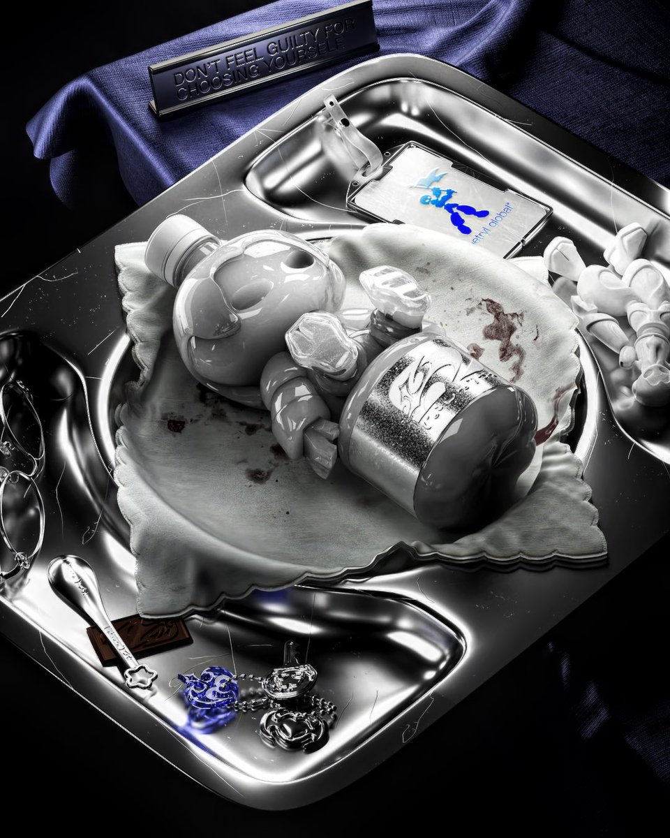 coetryl's tweet photo. Blender Octane 3D render I made!

The tray keeps traces — follow them carefully. 🫆
#3d #blender #3dart https://t.co/2kGupX4h5Q