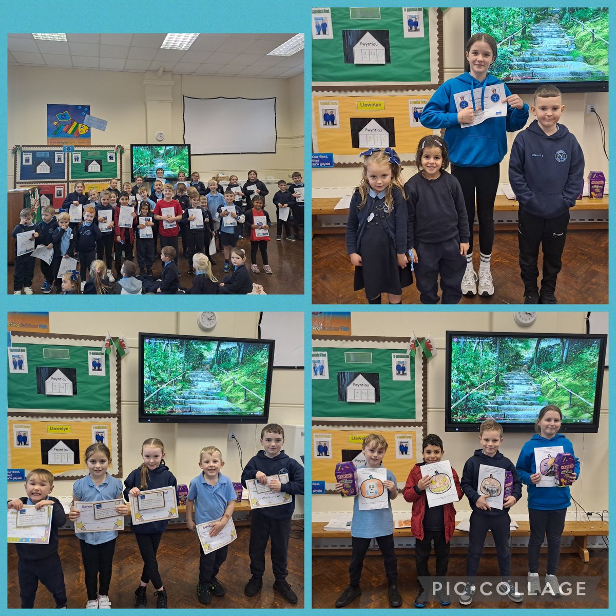 Super proud of our award winners 🏆 and our 100% attendees for this half term. Da iawn 👏