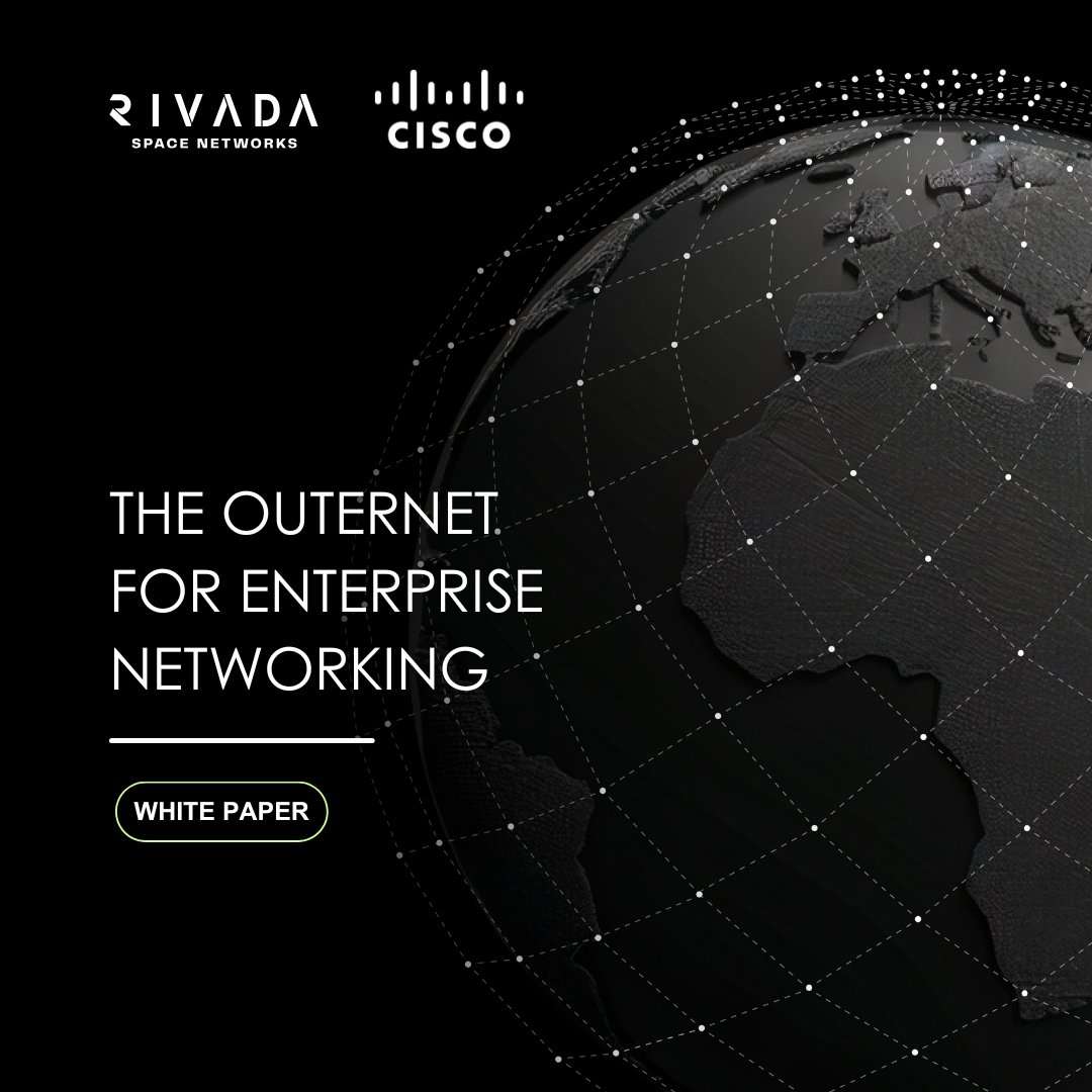 Our "Blueprint for Advanced Data Networking from Space" whitepaper with <a href="/Cisco/">Cisco</a> outlines how converging Rivada's #Outernet with traditional terrestrial networks offers high-performance coverage and solutions for enterprise customers.

Download here: rivadaspace.com/blog/rivada-ci…
