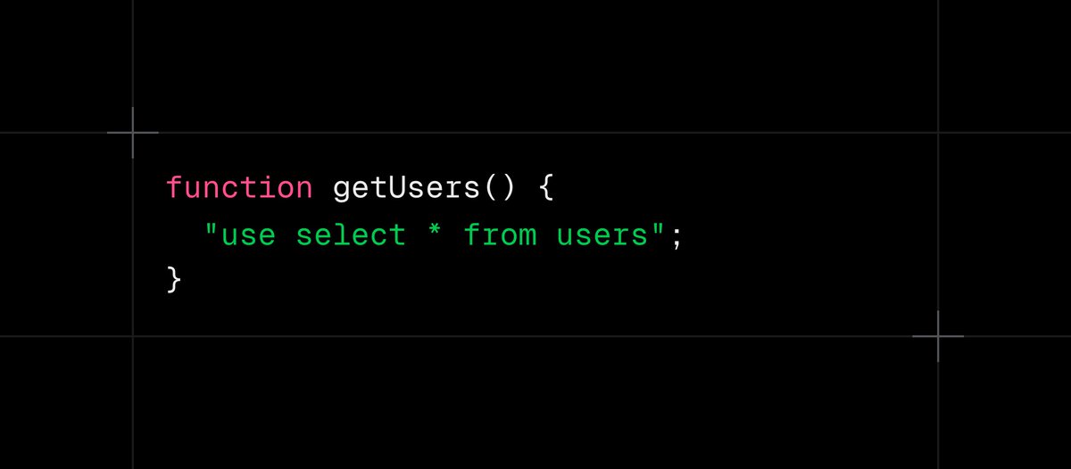 kanewang_'s tweet image. We got inline SQL in server functions, now in directives