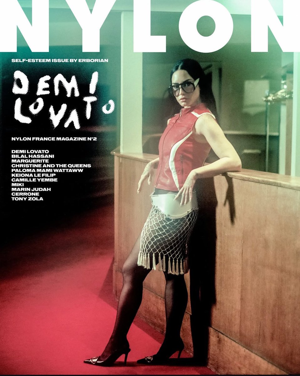 nylonfrance: It's no longer a secret, Demi Lovato and NYLON France, it's a matter of the heart ❤️ 🔥 

She's our cover star of the Self-Esteem issue, powered by @/erborian.

An icon of confidence and freedom, she celebrates the right to transform, heal, and love without filter.