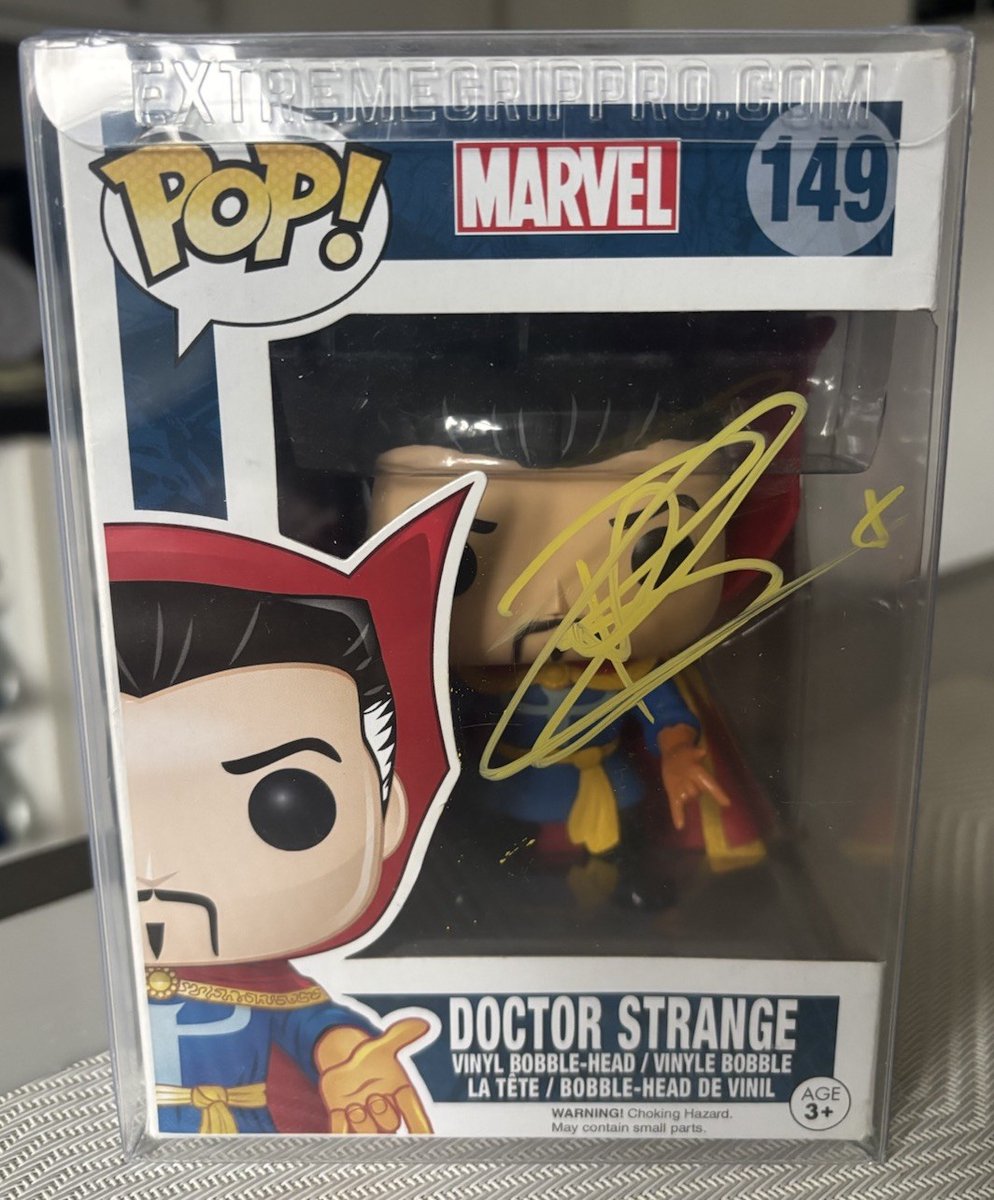 Funkopopenthus3's tweet image. BENEDICT CUMBERBATCH Signed Doctor Strange VAULTED Funko Pop! Marvel RARE*COA
Ends Sat 25th Oct @ 7:20pm
ebay.co.uk/itm/3971760349…
#ad #funko #funkopop