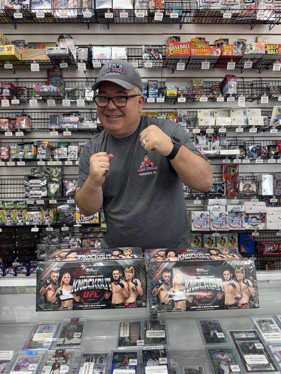 Don't call it a comeback, I been here for years! 
Mama said buy Knockout!!!
New today 2025 <a href="/Topps/">Topps</a> <a href="/ufc/">UFC</a> Knockout Hobby Box
Click here for current pricing. 
benscardworld.com/?product_cat=&…