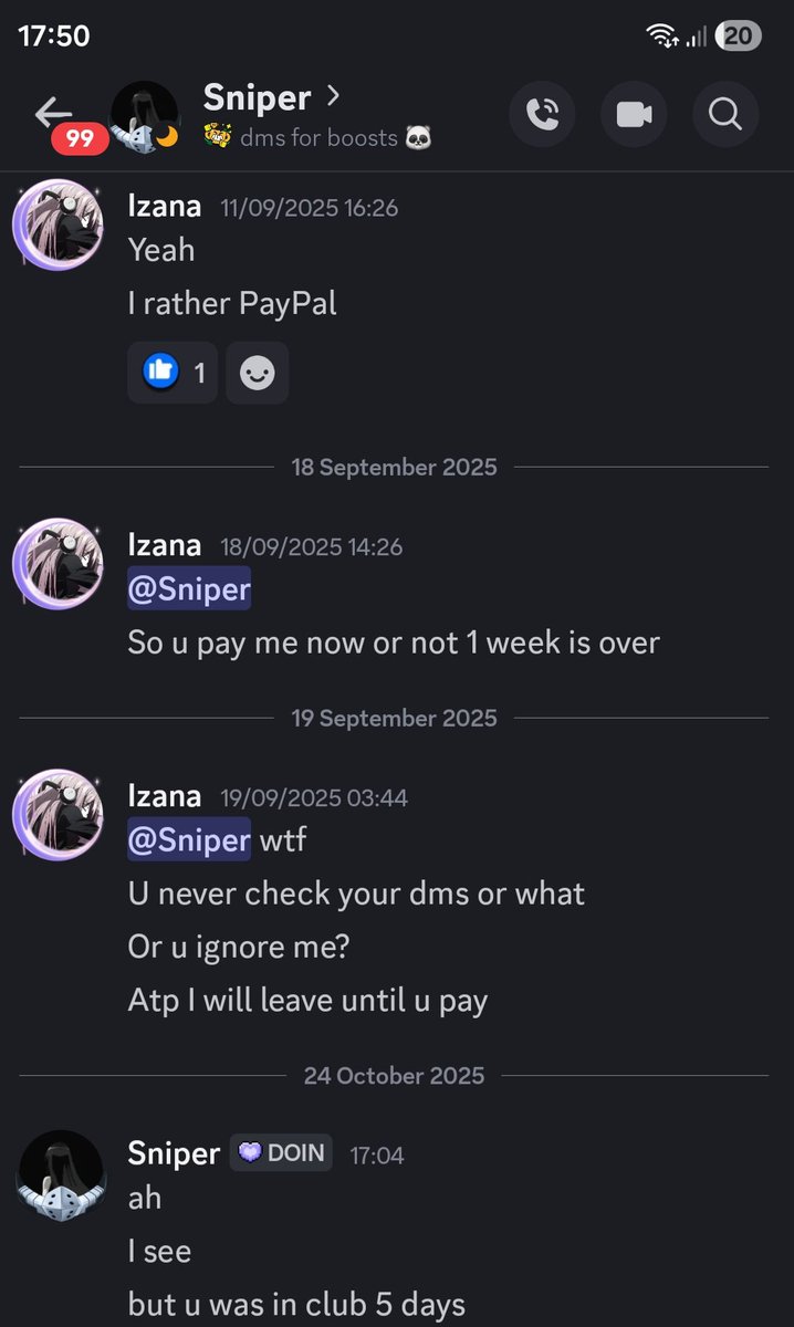 Might be the biggest scammer of all time this guy is only paying some high level E-Sports Players and scamming the most known or low level E-Sports Players i am talking about known Ladder players and Tier D-Tier B EMEA E-Sports Players (maybe also in other regions)