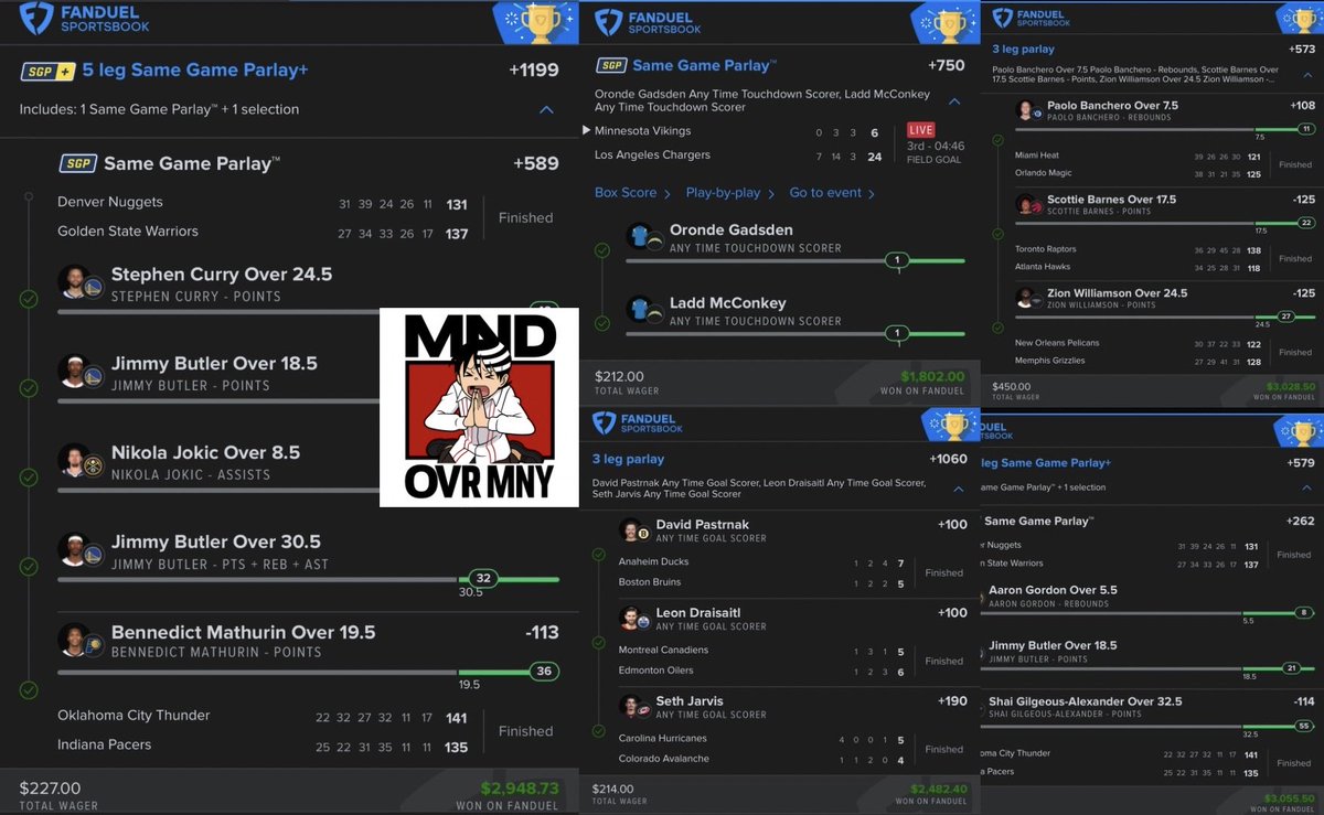 MndOvrMny's tweet image. Blessing $100 to 4 people who 💗,RT, and FOLLOW 💸💸
NFL, NBA, and NHL all CASHED BIG yesterday — we’re on a HEATER that’s not slowing down 🔥
Lock in while it’s hot — VIP is 25% OFF for the next 25 spots 👇
dubclub.win/r/p/pri-bucx2/…