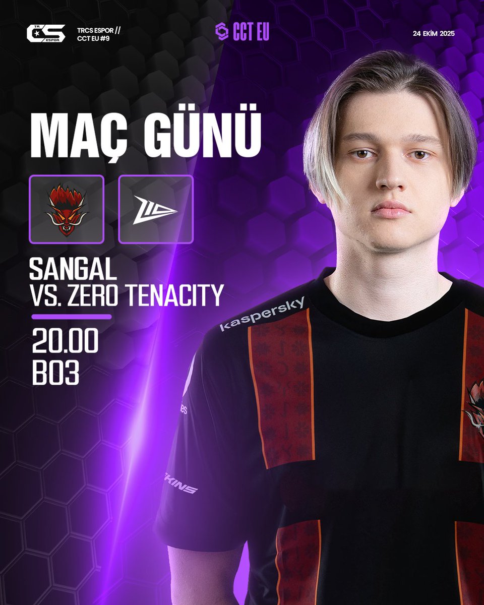 trcsespor's tweet image. 🔥Sangal, CCT EU Series 9'da 1G-0M maçlarında maden'li Zero Tenacity ile karşılaşıyor!
🗺️ BO3
🕞 20:00
📺 twitch.tv/sangalgg