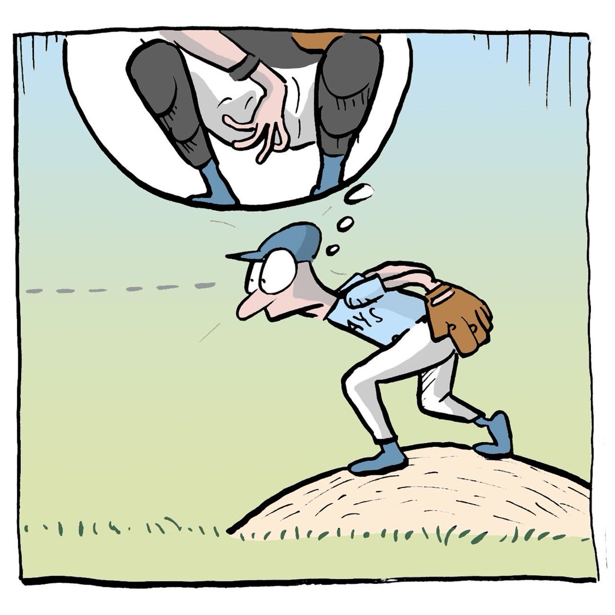 trinomonero's tweet photo. El cartón deportivo publicado en el diario @estoenlinea #trinomonero https://t.co/2UmCrSgjzn