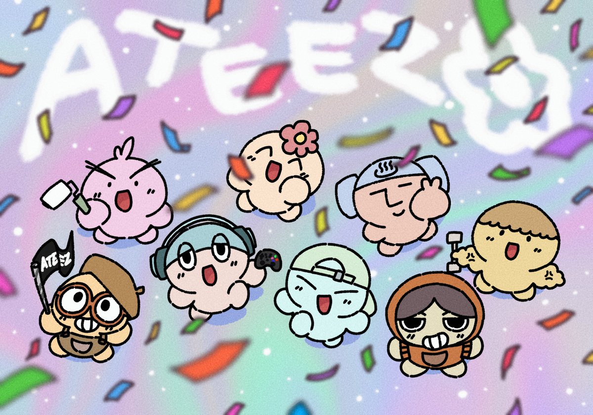 여상이가 예전에 디자인했던 에이티즈 멤버들..🌼
#에이티즈 #ATEEZ