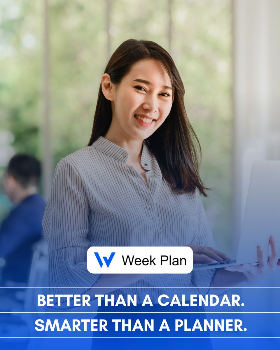 weekplan's tweet image. Unlike traditional tools, #WeekPlan helps you:
Set goals
#ManageTasks and time 
#TrackProgress and stay focused

Try Week Plan today and see the difference: weekplan.net