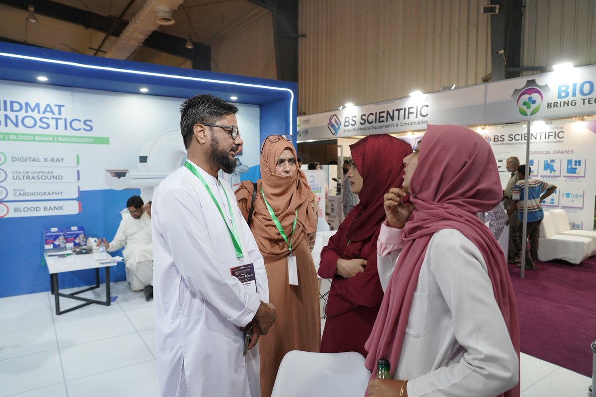 alkhidmatKHI's tweet photo. Alkhidmat Diagnostics participated in the 22nd Health Asia Exhibition at Expo Center Karachi.
Executive Director Alkhidmat Karachi, Mr. Rashid Qureshi, visited the stall during the event.
#AlkhidmatDiagnostics #HealthAsiaExpo #POBTrust #PIMA #Alkhidmat #HealthAsia2025 https://t.co/yYdlbWYv5U