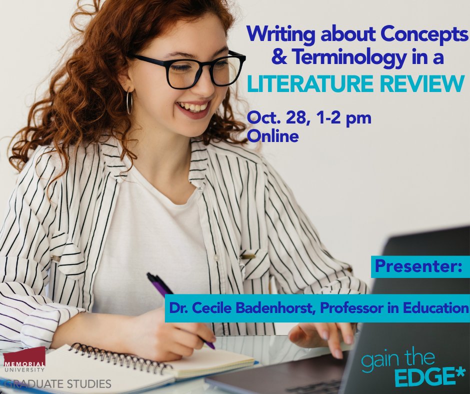 A concept is a core term that we use when engaging in a research topic. Join Dr. Badenhorst in this workshop to look at the different methods of unpacking core concepts and achieving a deep level of scholarship in your literature reviews. Register now➡️bit.ly/479S9Zy