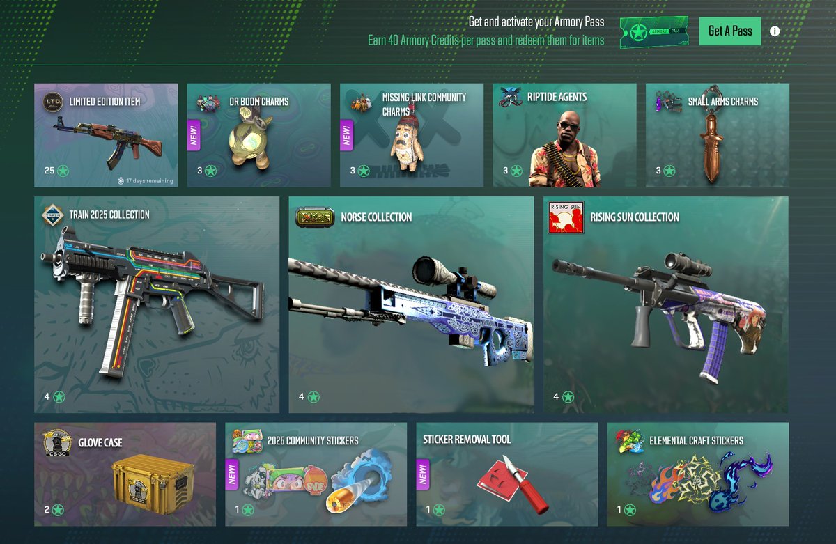 CasestormPRO's tweet image. Waiting on the upcoming Armory update 👀
#CS2 #cs2update  #counterstrike #valve